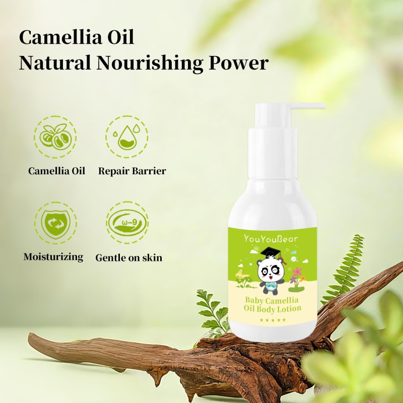 Baby Body Lotion Supplier - Camellia Oil Vitamin C Fragrance-Free