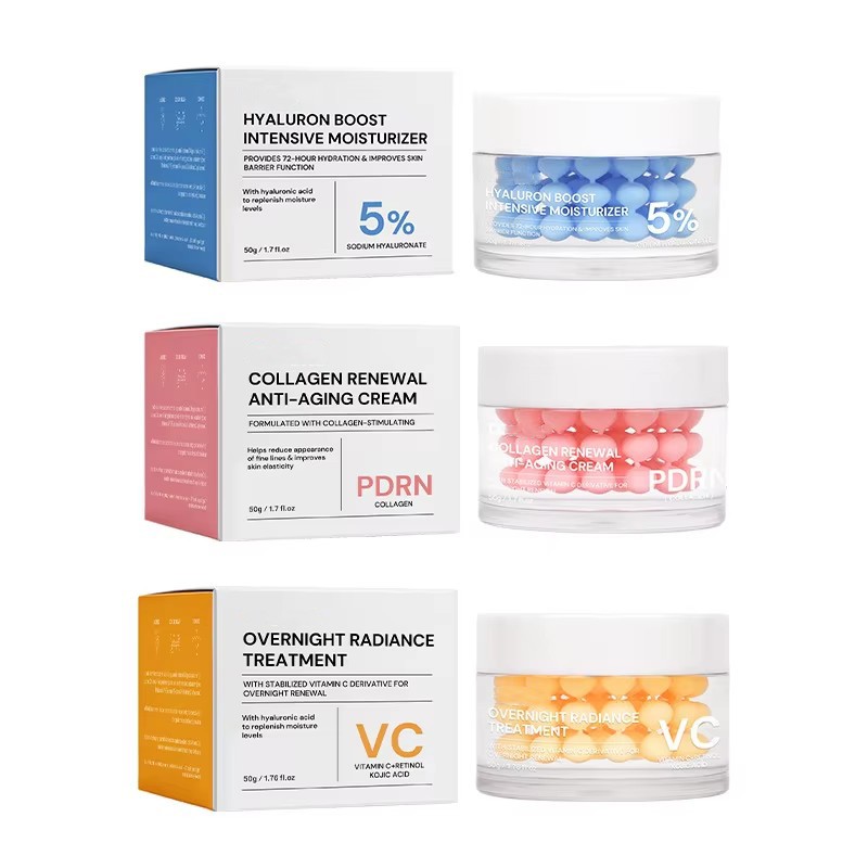 Night Cream Supplier - Hyaluronic Acid Capsule Collagen Filling