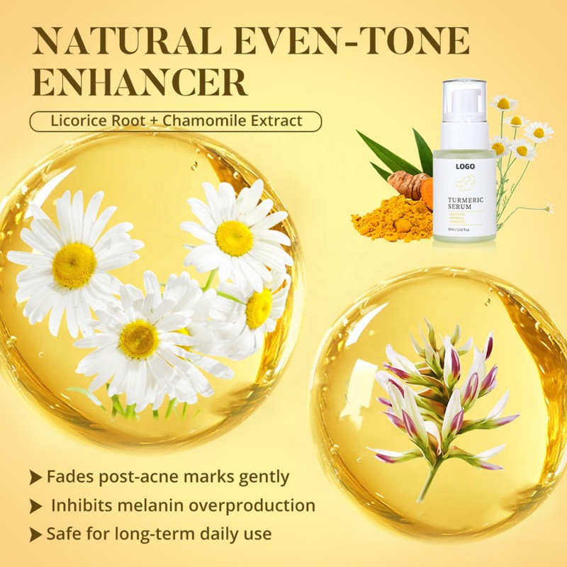 Face Serum Factory - Private Label Turmeric Brightening Dark Spot