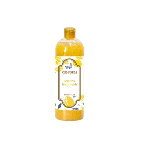 Shower Gel Manufacturer - Private Label Vitamin C Lemons Exfoliating