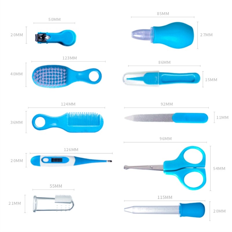 Baby Grooming Set Factory - Safe Silicone with Thermometer Kit