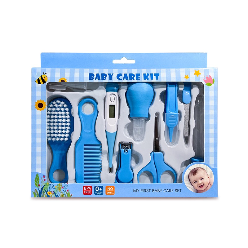 Baby Grooming Set Factory - Safe Silicone with Thermometer Kit