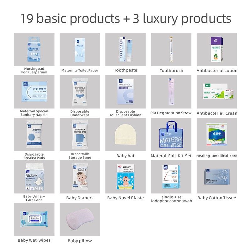Delivery Bag Set Supplier - 27pcs Pre-Birth Mother Baby Care