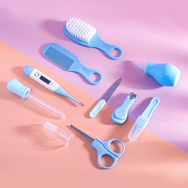 Baby Grooming Set Factory - Safe Silicone with Thermometer Kit