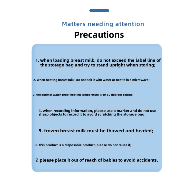 Breast Milk Bags Manufacturer - PET Material Manual Storage for Baby Feeding