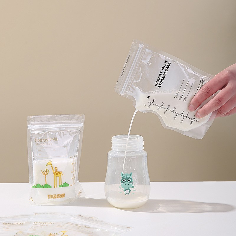 Milk Storage Bags Supplier - 30pcs PET Gourd-shaped Slow Flow