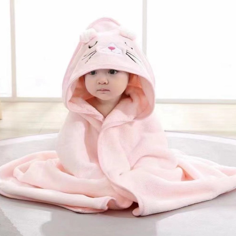 Bath Wrap Manufacturer - Polyester Elephant Hood Quick-Dry Swaddle