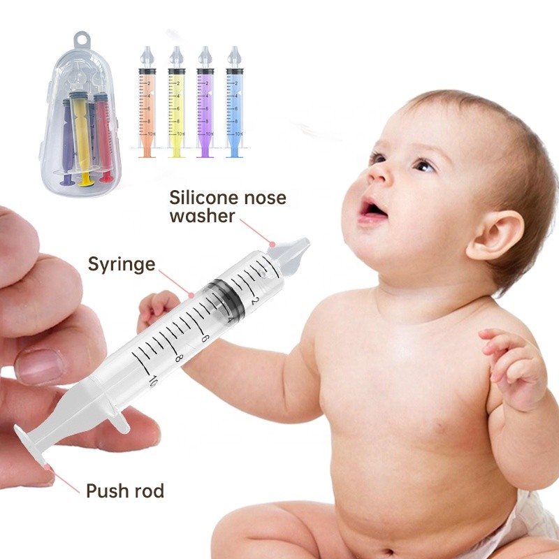 Nasal Irrigator Supplier - 10ml Baby Nasal Syringe Silicone Head