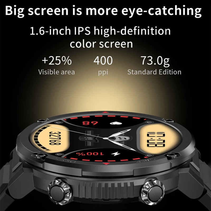 Men Smartwatch Manufacturer - OEM/ODM 2024 Digital Sports Fitness 600 Mah Battery
