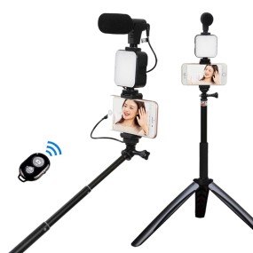 Selfie Vlogging Kit Manufacturer - OEM/ODM Photography LED Light Microphone Remote
