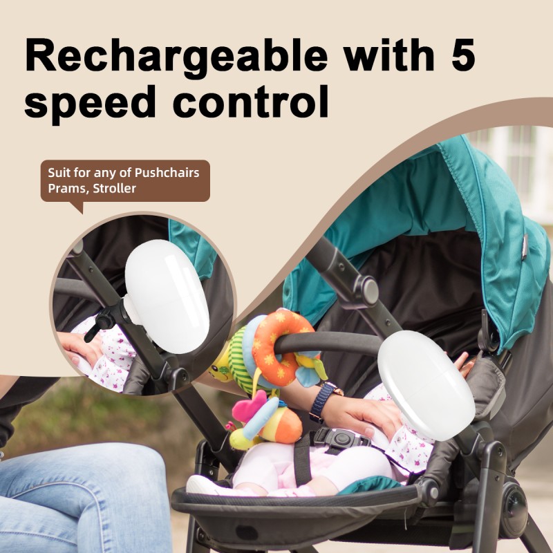 Automatic Baby Rocker Manufacturer - OEM/ODM New Rechargeable 5 Speed for Stroller