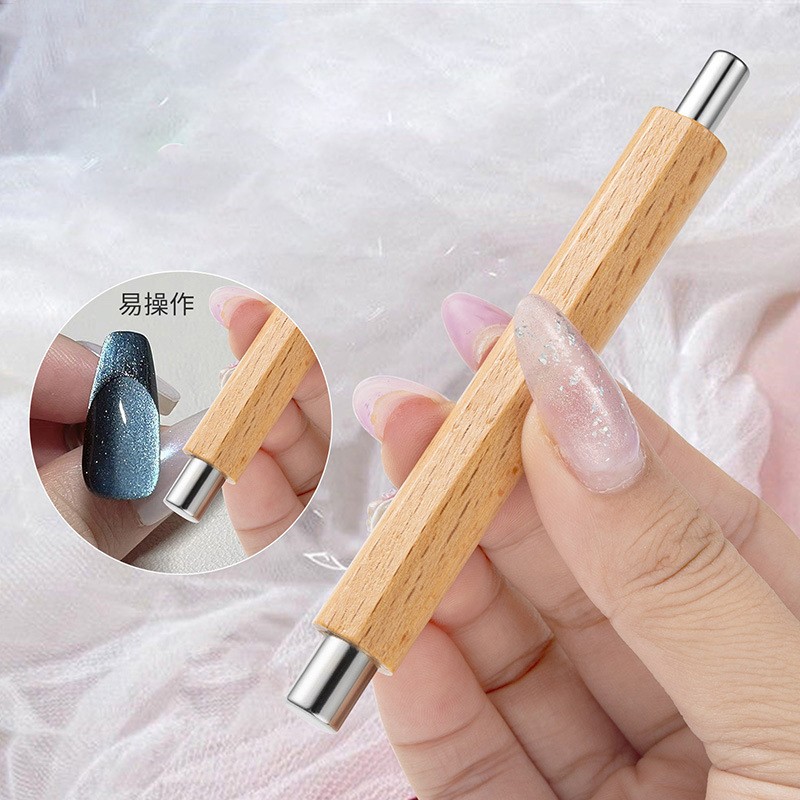 Hot Selling Multifunctional Cat Eye Gel Nail Polish Magnet Strong NDfeb Rod for Manicure Tools Cheap Nail Brush