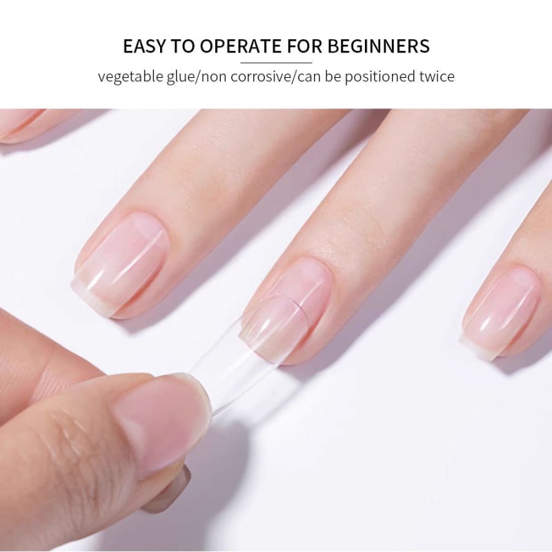 French Style Nail Glue Bottle LED Source Cross-Border Special Phototherapy Nail Piece Adhesive Lamp Resin Firmly Sticking