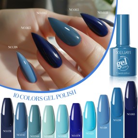 Klein Blue Nail Polish Gel 2025 New Suit White Fashion Color for Nail Shops