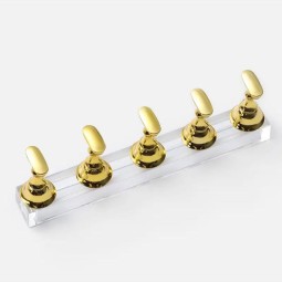 Beginner-Friendly Plastic Nail Holder Base Liquid Crystal Display Rack with Magnet for Exercise Tool for Clay Set
