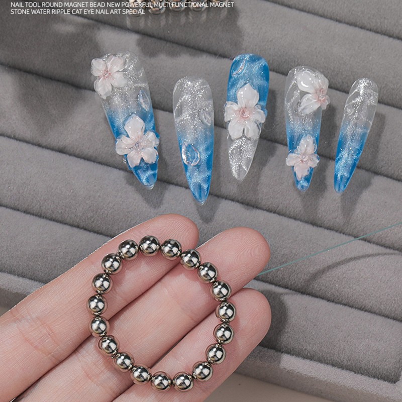 Hot Cross-Border Professional Multifunctional Water Cat's Eye Nail Tools Powerful Corrugated Magnetic Beads Solid Magnet Design