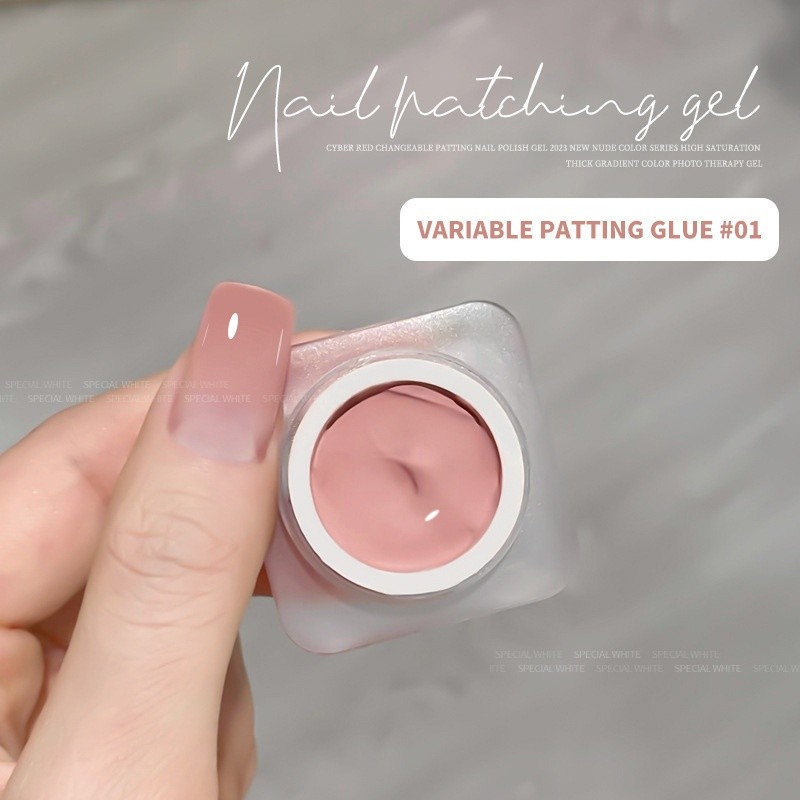 20-Color Summer Gradient Blush UV Gel Nail Polish Joker Semi-Solid Pat Glue Free Factory Wholesale LED Lamp Source Bottle