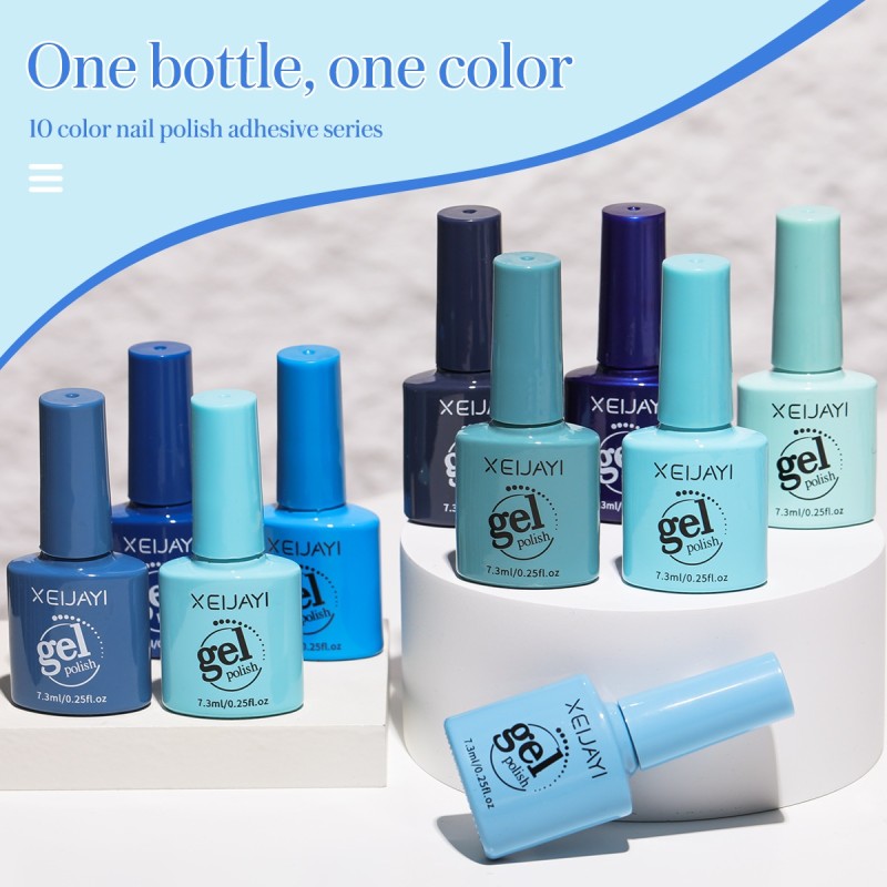 Klein Blue Nail Polish Gel 2025 New Suit White Fashion Color for Nail Shops