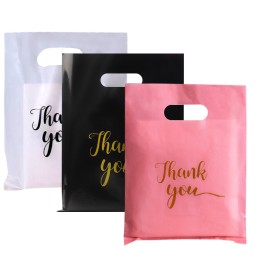 High-End Four Finger Flat Mouth Plastic Handbag Square for Clothing Store Shopping Cross-Border Gifts Jewelry Handbag Stock