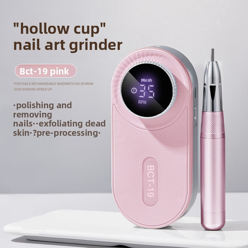 2025 Portable Fast Nail Art Tool New Coreless Grinder with 35000rpm Speed Power Storage for Dead Skin Pre-treatment Nail Removal