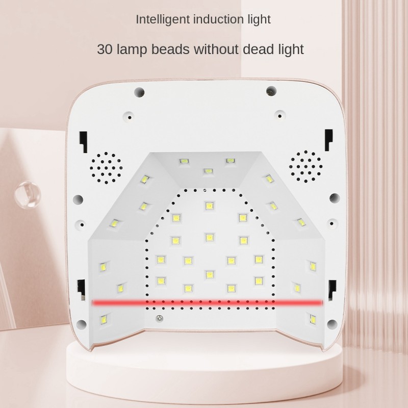 Hot Selling S50 Portable Rechargeable UVLED Nail Lamp Quick-Drying LED Phototherapy Cross-Border Power Storage Plastic Material