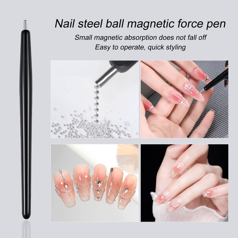High Precision Magnetic Pen New Special Steel Ball Tool Wholesale Dotting Tools for Nail Art and Shops