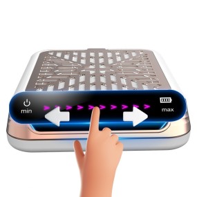 100W High Power Smart LCD Touch Screen Brushless Nail Art Vacuum Cleaner Charging System Dust Collector with Nail Vac Function