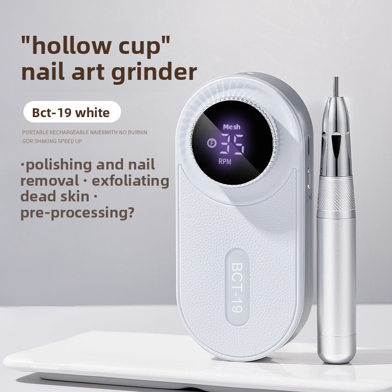 2025 Portable Fast Nail Art Tool New Coreless Grinder with 35000rpm Speed Power Storage for Dead Skin Pre-treatment Nail Removal