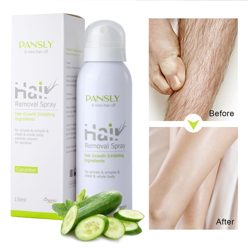 Hair Removal Spray Manufacturer - Private Label 150ml Organic Cucumber Growth Inhibiting