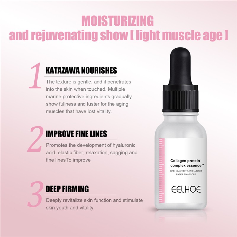 Face Serum Manufacturer - OEM 15ml Hydrolyzed Placenta Collagen Rose Oil Essence