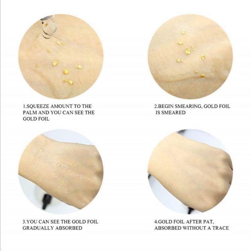 24k Gold Face Serum Manufacturer - Private Label Custom Korea Anti-Wrinkle Anti Aging