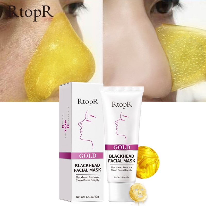 Face Mask Cream Manufacturer - Private Label Gold Black Blackhead Acne Removing Pores