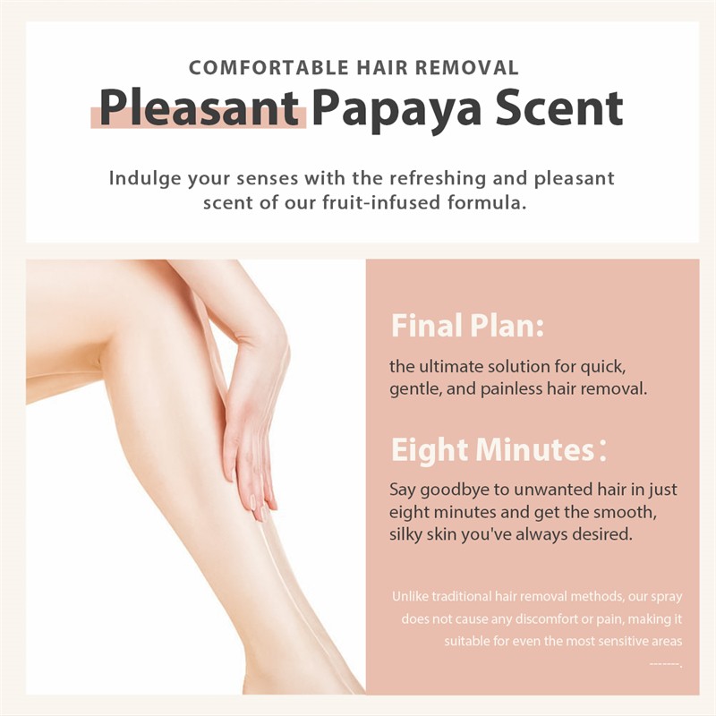 Hair Removal Spray Manufacturer - Private Label 150ml Organic Cucumber Growth Inhibiting