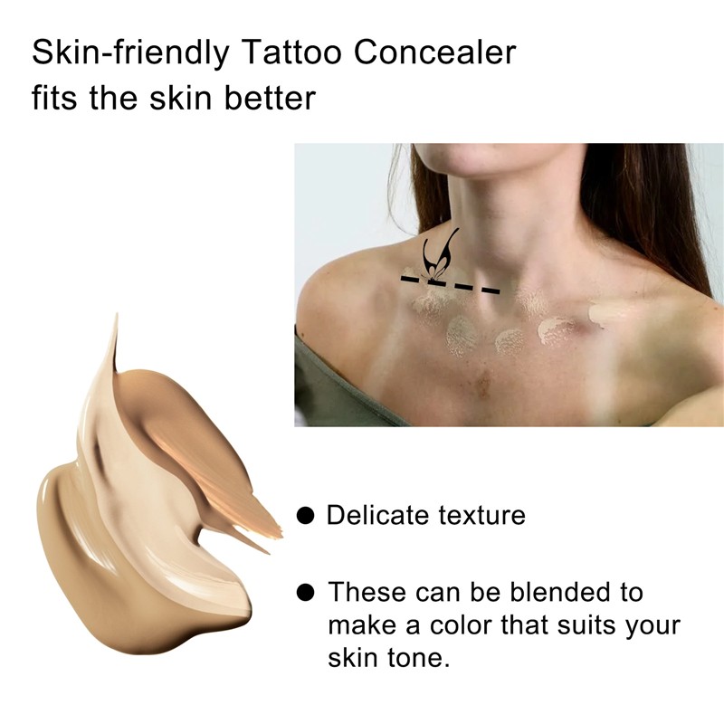 Tattoo Concealer Kit Manufacturer - EELHOE Waterproof Light Dark for Mark Burn Scar Spot
