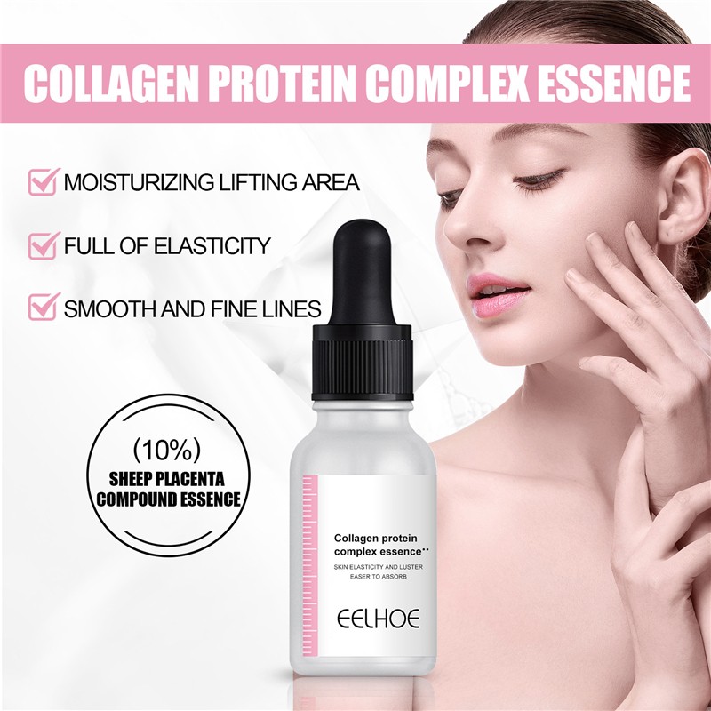 Face Serum Manufacturer - OEM 15ml Hydrolyzed Placenta Collagen Rose Oil Essence