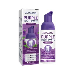 Purple Whitening Toothpaste Manufacturer - OEM Private Label Custom Cleaning Desalinating