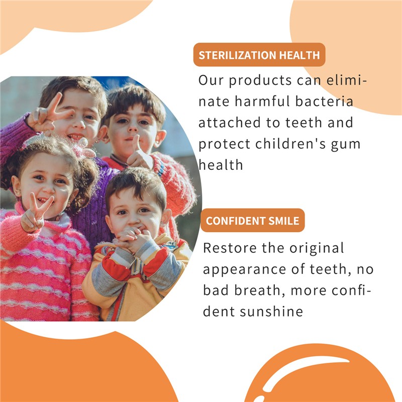 Kids Toothpaste Mousse Manufacturer - OEM Private Label Orange Flavor Children Cleaning