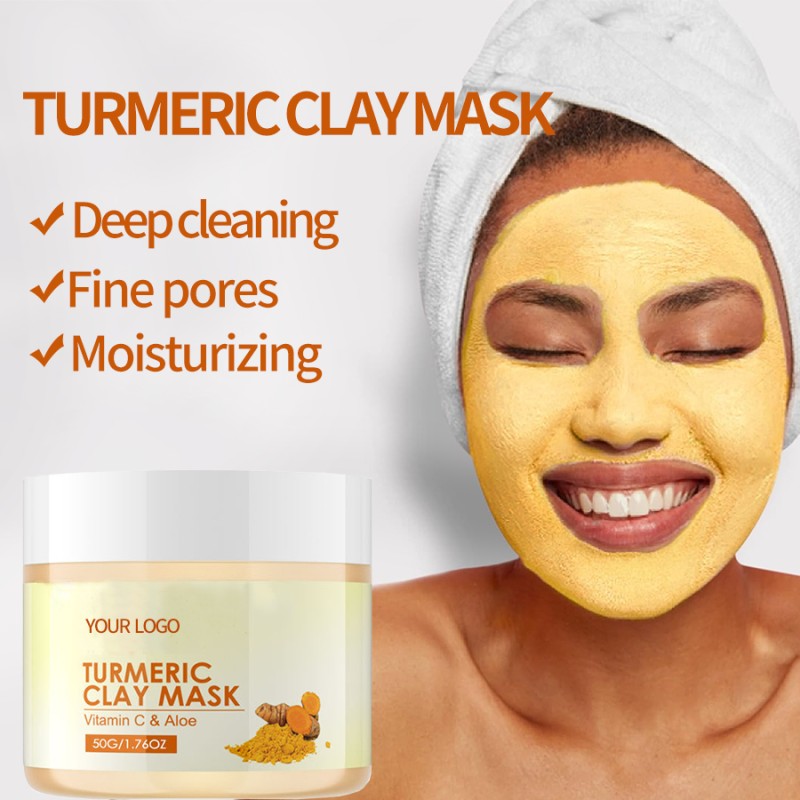 Turmeric Mud Mask Manufacturer - ODM/OEM Private Label Skincare Whitening Moisturizing