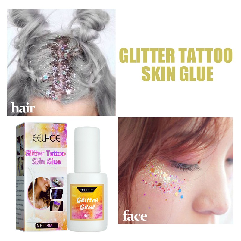 Glitter Tattoo Paint Manufacturer - OEM 8ml Halloween Carnival Themed Parties Makeup