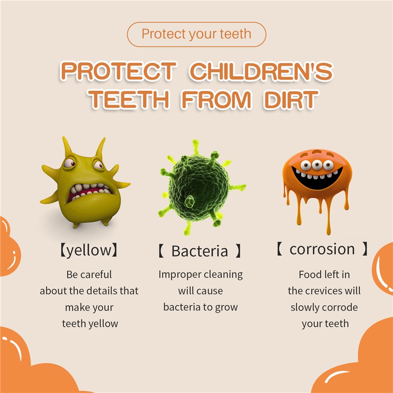 Kids Toothpaste Mousse Manufacturer - OEM Private Label Orange Flavor Children Cleaning