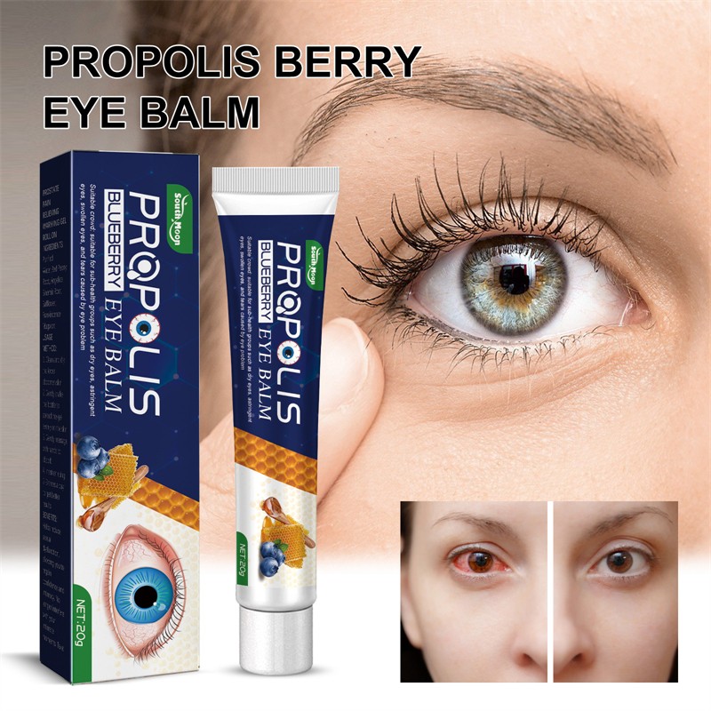 Propolis Eye Balm Manufacturer - Private Label Blueberry Muscles Relaxing Fatigue Reducing