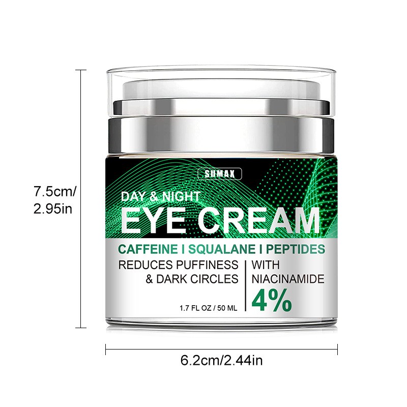 Eye Cream Manufacturer - Private Label OEM Day Squalane Peptides Reduces Puffiness
