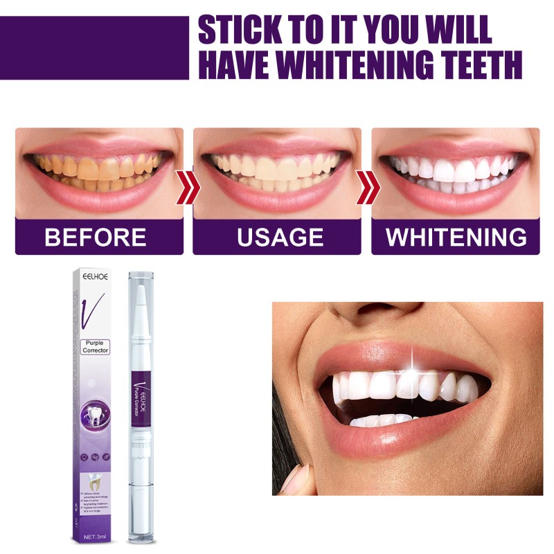 Tooth Whitening Pen Manufacturer - OEM/ODM Wholesale Private Label Purple Toner Cleaning
