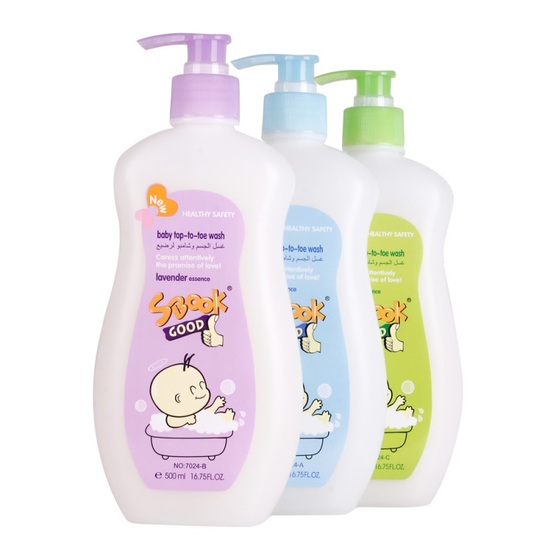 Baby Bath Wash Manufacturer - OEM Private Label Custom 300ml Tear Free Soap Shampoo