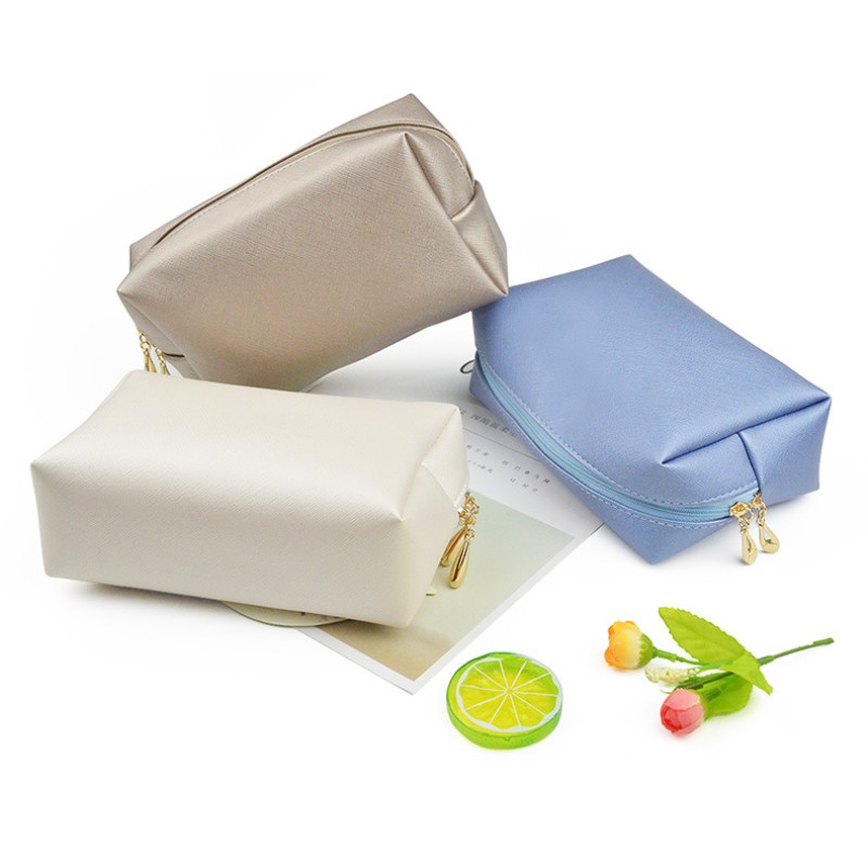 Cosmetic Pouch Manufacturer - OEM Small Neat PU Leather Portable Storage Purse for Women