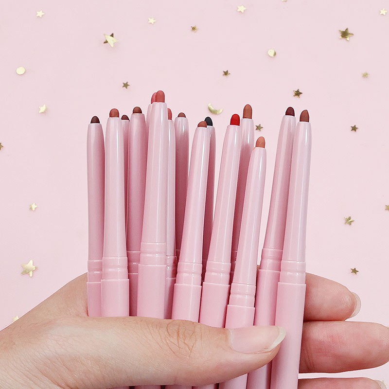 Lip Liner Pencil Manufacturer - OEM Waterproof 15 Colors Matte Long Lasting Non-stick