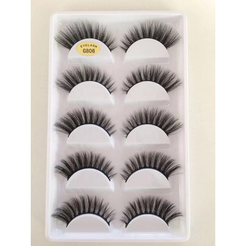 False Eyelashes Manufacturer - OEM/ODM Wholesale Free Sample G800 Natural Thick 3D