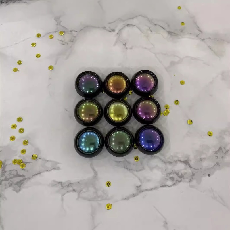 Single Eyeshadow Manufacturer - OEM Hot Selling 9 Colors Duochrome Pigment Chameleon