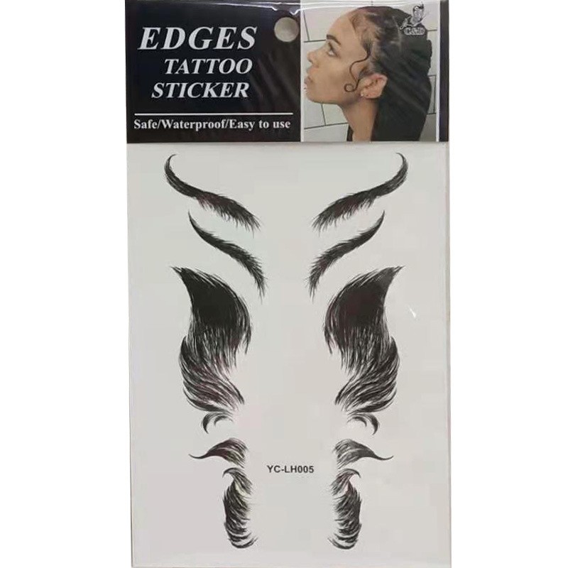 Hair Patch Manufacturer - OEM Wig Tattoo Patch Edge Control 4C Hair Bangs Waterproof