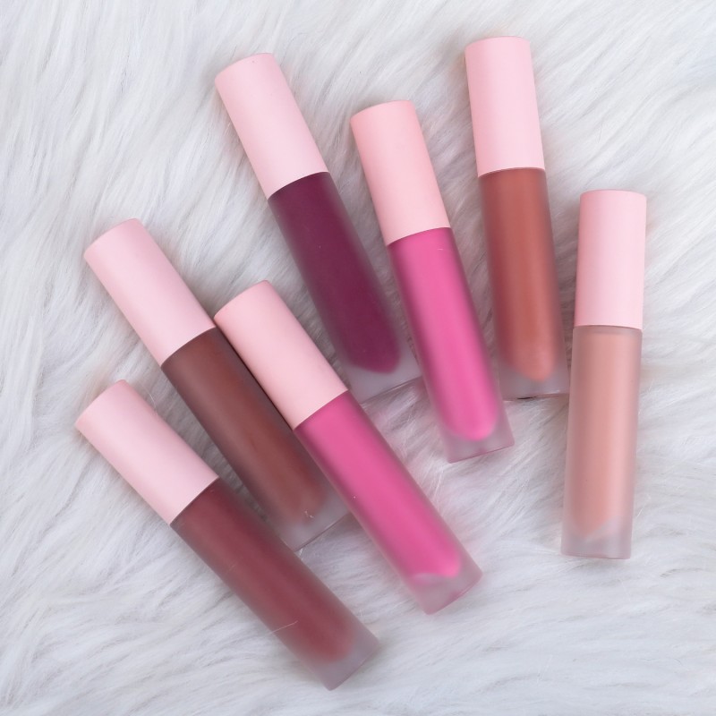 Lip Gloss Manufacturer - OEM/ODM Wholesale Mineral Liquid 74 Colors Matte Shiny